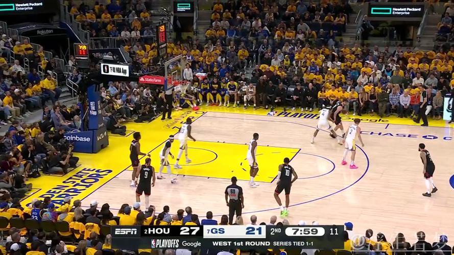 4月29日季后赛：火箭对阵勇士 精彩集锦